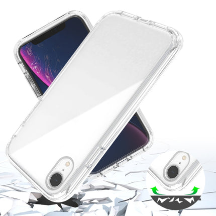 Shockproof High Transparency Two-color Gradual Change PC+TPU Candy Colors Protective Case For iPhone XR(Red)-garmade.com