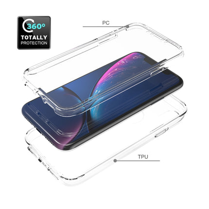 Shockproof High Transparency Two-color Gradual Change PC+TPU Candy Colors Protective Case For iPhone XR(Blue)-garmade.com