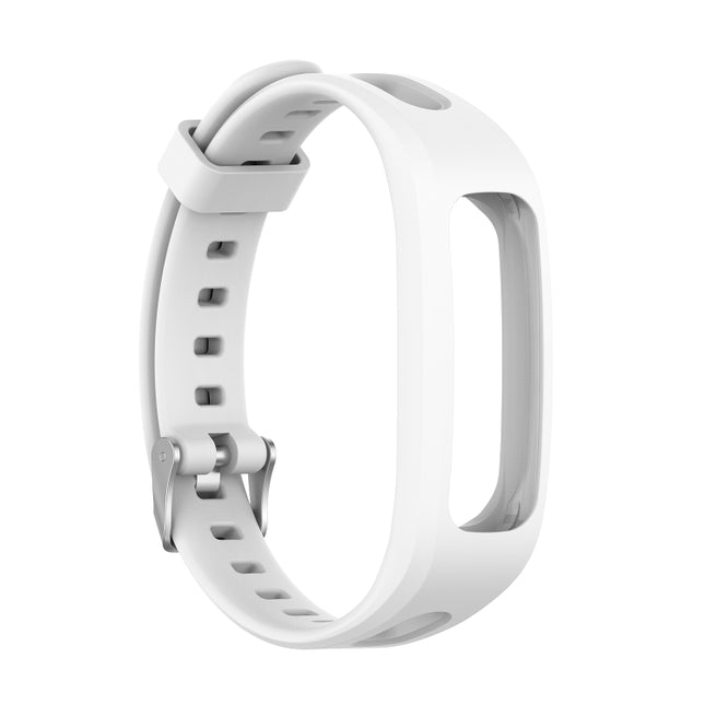 For Huawei Honor Band 4 Running Version / Band 3e Universal Silicone Replacement Wrist Strap Watchband(White)-garmade.com