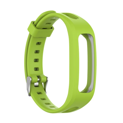 For Huawei Honor Band 4 Running Version / Band 3e Universal Silicone Replacement Wrist Strap Watchband(Lime Green)-garmade.com