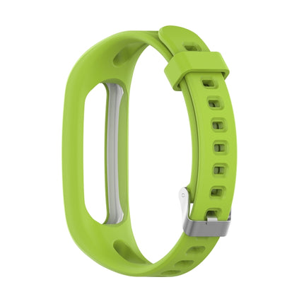For Huawei Honor Band 4 Running Version / Band 3e Universal Silicone Replacement Wrist Strap Watchband(Lime Green)-garmade.com