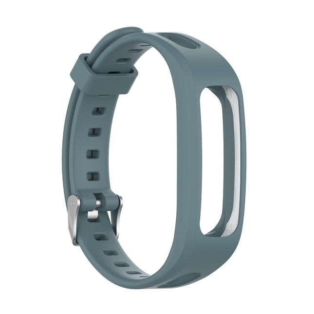 For Huawei Honor Band 4 Running Version / Band 3e Universal Silicone Replacement Wrist Strap Watchband(Rock Cyan)-garmade.com