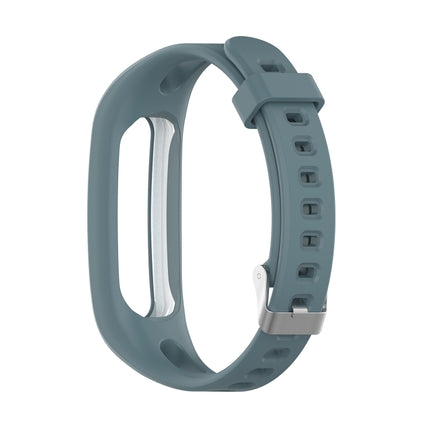 For Huawei Honor Band 4 Running Version / Band 3e Universal Silicone Replacement Wrist Strap Watchband(Rock Cyan)-garmade.com