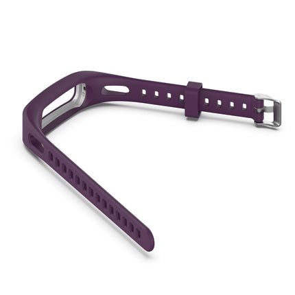 For Huawei Honor Band 4 Running Version / Band 3e Universal Silicone Replacement Wrist Strap Watchband(Purple)-garmade.com