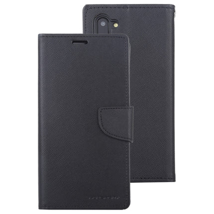 For Galaxy Note 10 MERCURY GOOSPERY FANCY DIARY Horizontal Flip Leather Case with Holder & Card Slots & Wallet(Black)-garmade.com
