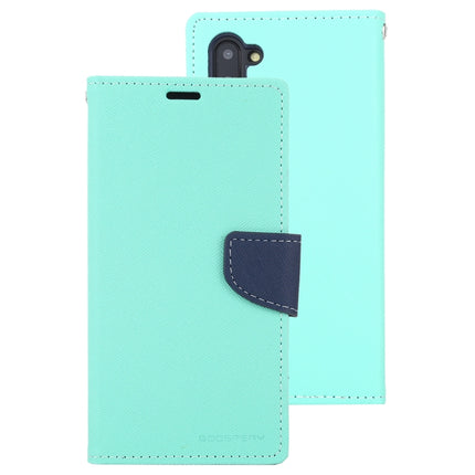 For Galaxy Note 10 MERCURY GOOSPERY FANCY DIARY Horizontal Flip Leather Case with Holder & Card Slots & Wallet(Mint Green)-garmade.com