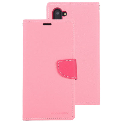 For Galaxy Note 10 MERCURY GOOSPERY FANCY DIARY Horizontal Flip Leather Case with Holder & Card Slots & Wallet(Pink)-garmade.com