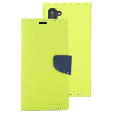 For Galaxy Note 10 MERCURY GOOSPERY FANCY DIARY Horizontal Flip Leather Case with Holder & Card Slots & Wallet(Green)-garmade.com