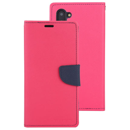 For Galaxy Note 10 MERCURY GOOSPERY FANCY DIARY Horizontal Flip Leather Case with Holder & Card Slots & Wallet(Rose Red)-garmade.com