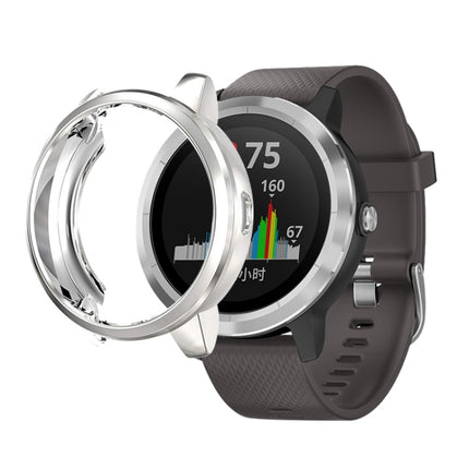 For Garmin Vivoactive 3 TPU Protective Case(Silver)-garmade.com