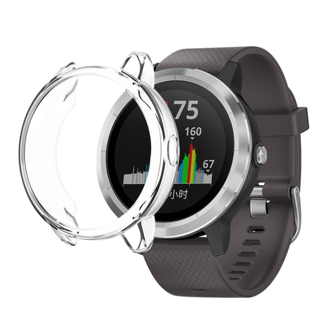 For Garmin Vivoactive 3 TPU Protective Case(Transparent)-garmade.com