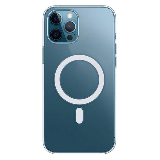 WK WPC-007 iDeal Series Magsafe Case Magnetic Ring All-inclusive Clear TPU Transparent Shockproof Case For iPhone 11 Pro Max-garmade.com