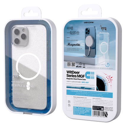 WK WPC-007 iDeal Series Magsafe Case Magnetic Ring All-inclusive Clear TPU Transparent Shockproof Case For iPhone 11 Pro Max-garmade.com