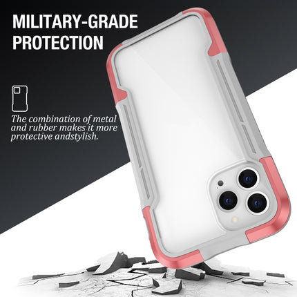 iPAKY Thunder Series Aluminum alloy Shockproof Protective Case For iPhone 12(Rose gold)-garmade.com