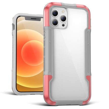iPAKY Thunder Series Aluminum alloy Shockproof Protective Case For iPhone 12 Pro(Rose gold)-garmade.com