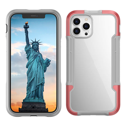 iPAKY Thunder Series Aluminum alloy Shockproof Protective Case For iPhone 12 Pro(Rose gold)-garmade.com