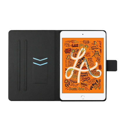 Colored Drawing Horizontal Flip Leather Case with Holder & Card Slots & Sleep / Wake-up Function For iPad Mini 5/4/3/2/1(Butterfly Cat)-garmade.com