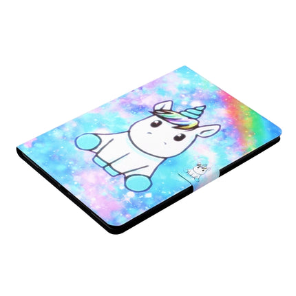 Colored Drawing Horizontal Flip Leather Case with Holder & Card Slots & Sleep / Wake-up Function For iPad 10.2 / iPad Air 10.5 （2019） / iPad Pro 10.5 inch(Unicorn)-garmade.com