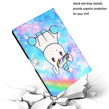 Colored Drawing Horizontal Flip Leather Case with Holder & Card Slots & Sleep / Wake-up Function For iPad 10.2 / iPad Air 10.5 （2019） / iPad Pro 10.5 inch(Unicorn)-garmade.com