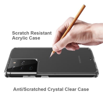 For Samsung Galaxy S21 Ultra 5G Shockproof Scratchproof TPU + Acrylic Protective Case(Grey)-garmade.com