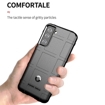 For Samsung Galaxy S21 5G Full Coverage Shockproof TPU Case(Black)-garmade.com