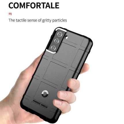 For Samsung Galaxy S21 Plus 5G Full Coverage Shockproof TPU Case(Black)-garmade.com