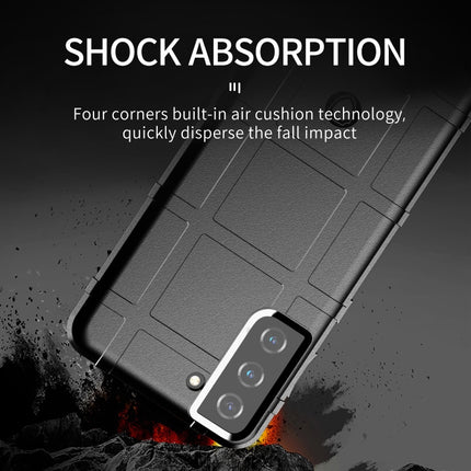 For Samsung Galaxy S21 Plus 5G Full Coverage Shockproof TPU Case(Black)-garmade.com