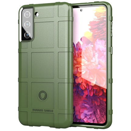 For Samsung Galaxy S21 Plus 5G Full Coverage Shockproof TPU Case(Army Green)-garmade.com