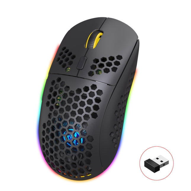 HXSJ T90 RGB Light Three-mode Wireless Gaming Mouse-garmade.com