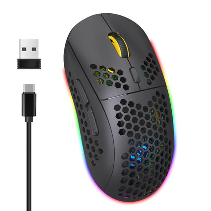 HXSJ T90 RGB Light Three-mode Wireless Gaming Mouse-garmade.com