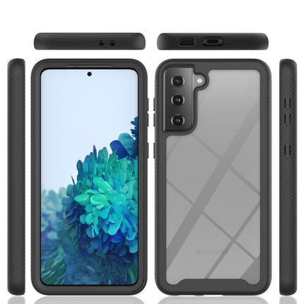 For Samsung Galaxy S21 Plus 5G Starry Sky Solid Color Series Shockproof PC + TPU Protective Case(Baby Blue)-garmade.com