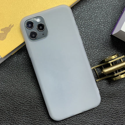 Shockproof Frosted TPU Transparent Protective Case For iPhone 12 / 12 Pro(Grey)-garmade.com