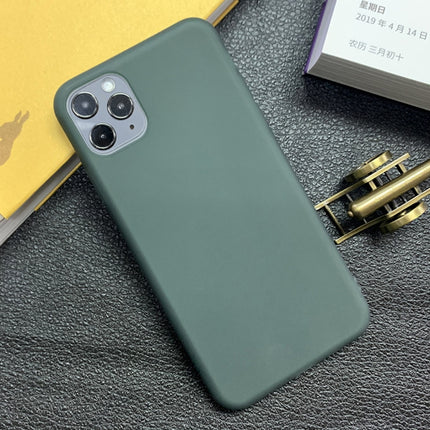 Shockproof Frosted TPU Transparent Protective Case For iPhone 12 Pro Max(Green)-garmade.com