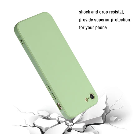 Straight Edge Solid Color TPU Shockproof Case For iPhone 6(Matcha Green)-garmade.com