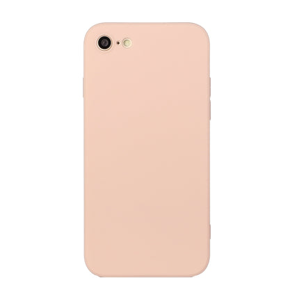 Straight Edge Solid Color TPU Shockproof Case For iPhone 6(Light Pink)-garmade.com