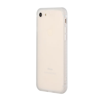 Straight Edge Solid Color TPU Shockproof Case For iPhone 6(Transparent)-garmade.com