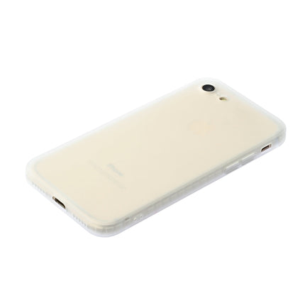 Straight Edge Solid Color TPU Shockproof Case For iPhone 6(Transparent)-garmade.com