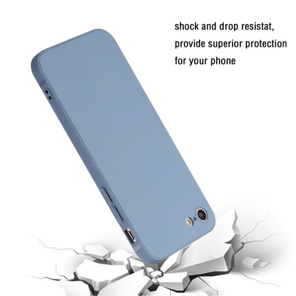 Straight Edge Solid Color TPU Shockproof Case For iPhone 6 Plus(Lavender Grey)-garmade.com