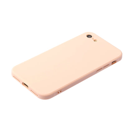 Straight Edge Solid Color TPU Shockproof Case For iPhone 6 Plus(Light Pink)-garmade.com