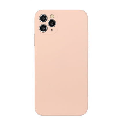 Straight Edge Solid Color TPU Shockproof Case For iPhone 11 Pro(Light Pink)-garmade.com