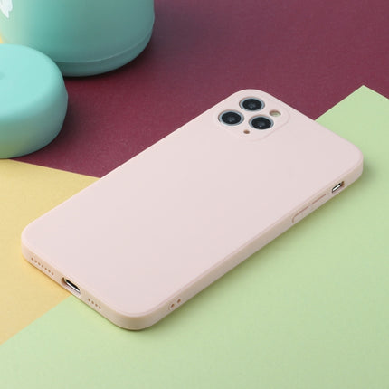Straight Edge Solid Color TPU Shockproof Case For iPhone 11 Pro(Light Pink)-garmade.com