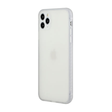 Straight Edge Solid Color TPU Shockproof Case For iPhone 11 Pro(Transparent)-garmade.com