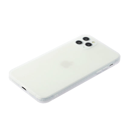 Straight Edge Solid Color TPU Shockproof Case For iPhone 11 Pro(Transparent)-garmade.com