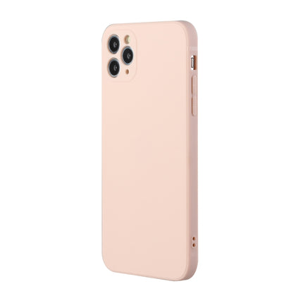 Straight Edge Solid Color TPU Shockproof Case For iPhone 11 Pro Max(Light Pink)-garmade.com