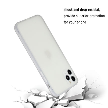 Straight Edge Solid Color TPU Shockproof Case For iPhone 11 Pro Max(Transparent)-garmade.com