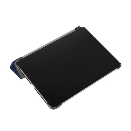 3-folding Skin Texture Horizontal Flip TPU + PU Leather Case with Holder For iPad Air 2022 / 2020 10.9 (Green)-garmade.com