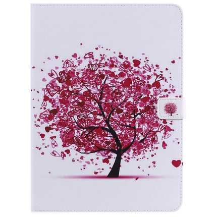 Painted Pattern Horizontal Flip Leather Case with Holder & Card Slots & Wallet & Sleep / Wake-up Function For iPad Air 2022 / 2020 10.9 /iPad Pro 11 2020 / 2018(Colorful Tree)-garmade.com