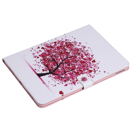 Painted Pattern Horizontal Flip Leather Case with Holder & Card Slots & Wallet & Sleep / Wake-up Function For iPad Air 2022 / 2020 10.9 /iPad Pro 11 2020 / 2018(Colorful Tree)-garmade.com