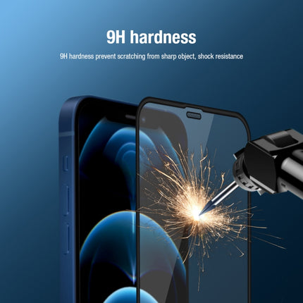 NILLKIN PC Full Coverage Ultra Clear Tempered Glass Film For iPhone 12 Pro Max-garmade.com