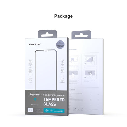 NILLKIN FogMirror Full Coverage Mate Tempered Glass Film For iPhone 12 Pro Max-garmade.com